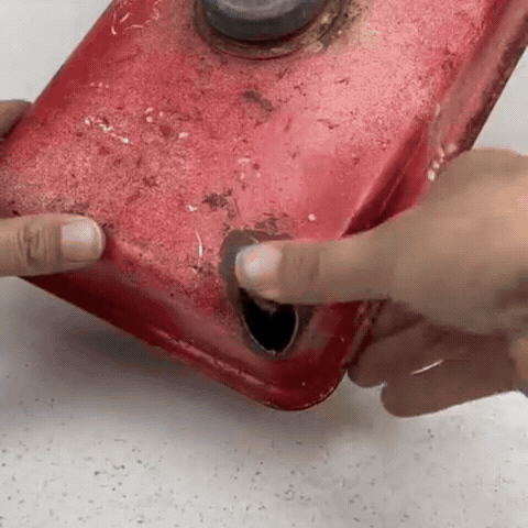 Metal surface patch impact demonstration